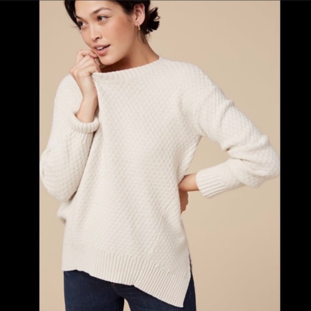 Amour Vert Abba Crew Neck Wool Sweater XS